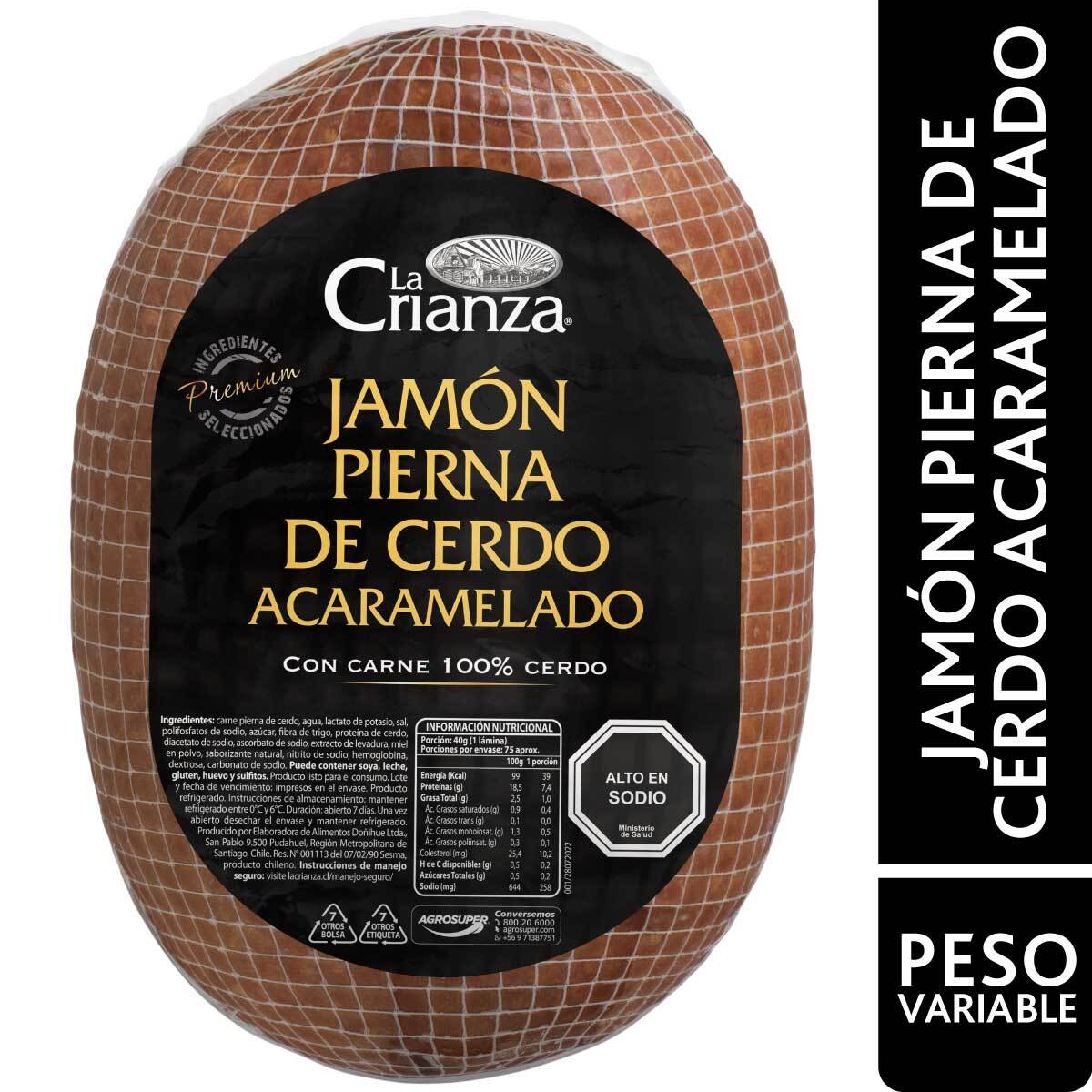 Jamon Pierna Acaramelado de Cerdo